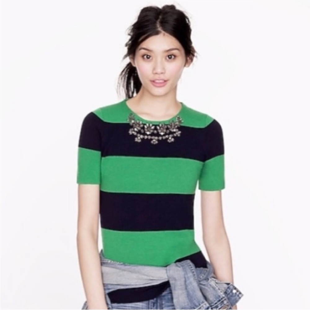 J crew necklace sweater